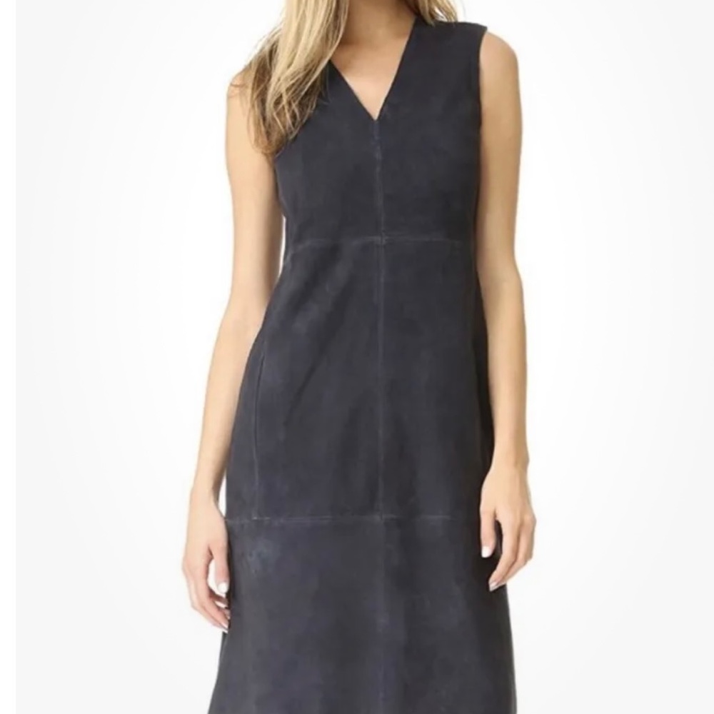 Vince Navy suede dress